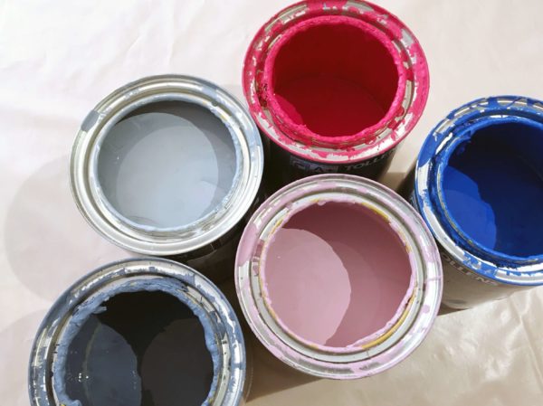 pots peinture